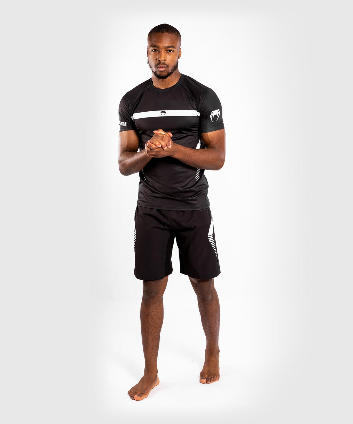T-shirt Venum No Gi 3.0 Dry-Tech - Nero/Bianco