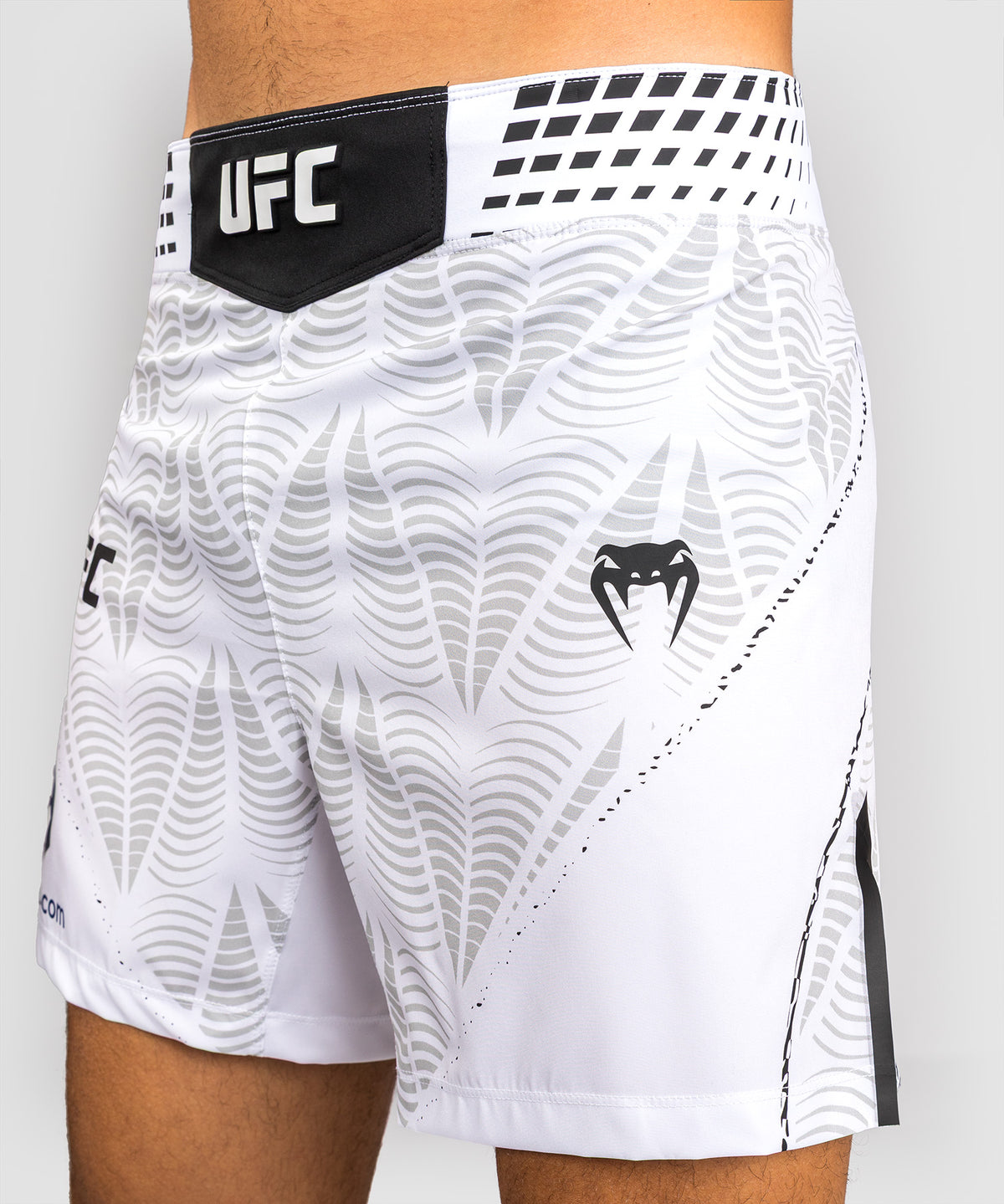 Men's UFC Zenith by Venum White Authentic Fight Night Short Fit Fight Short
