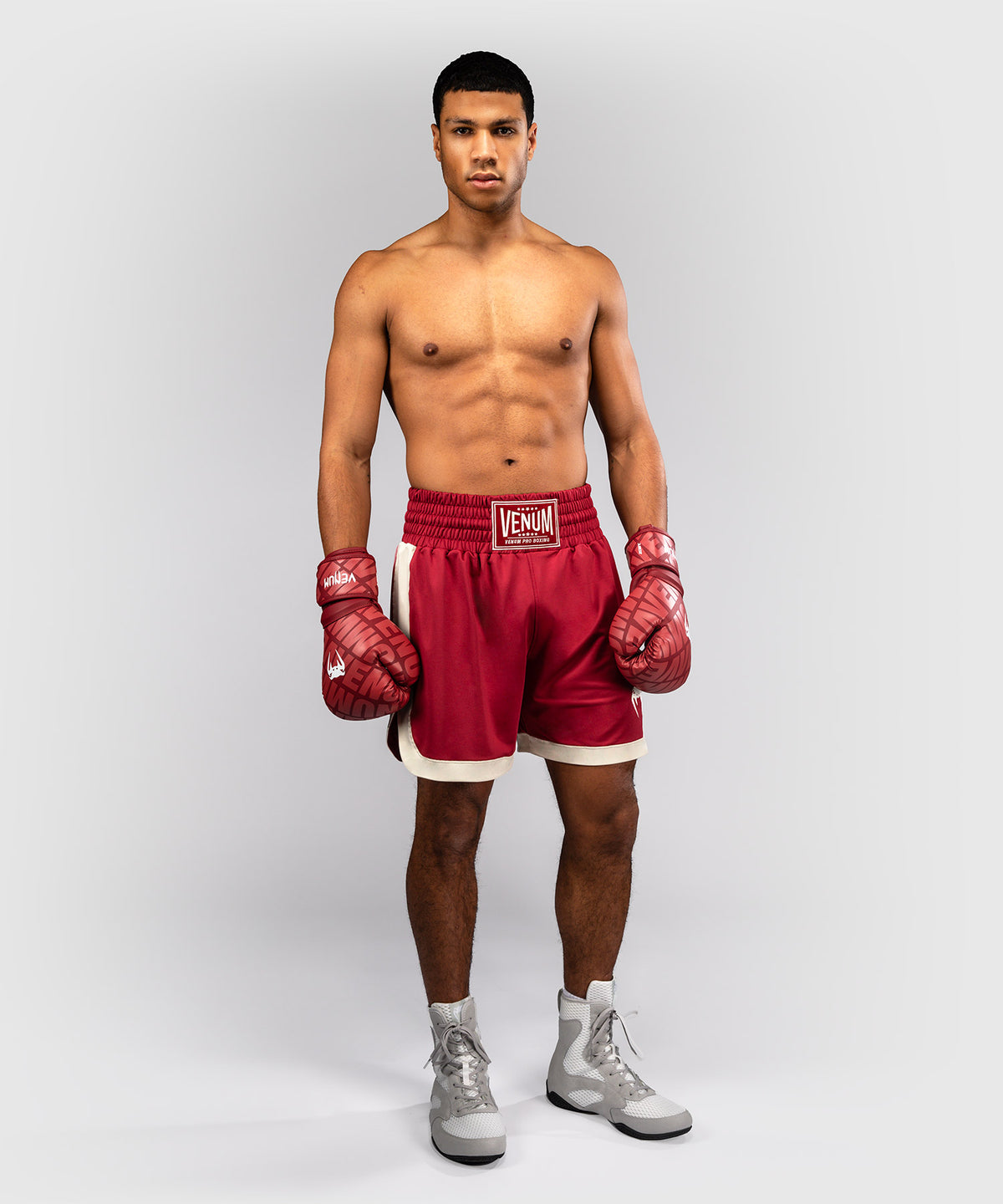 Venum Classic Pantaloncini da boxe – Rosso Rubino/Avorio