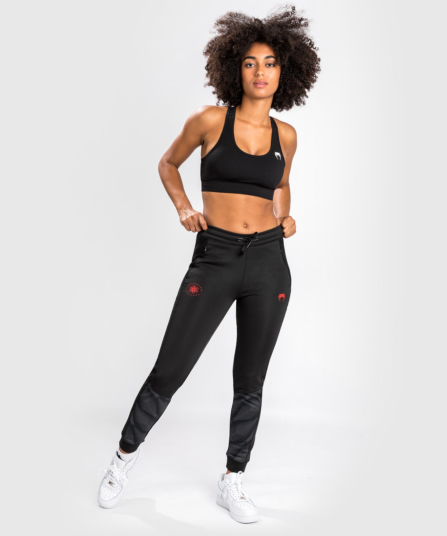 Pantalon de Jogging Venum Phantom - Pour Femmes - Noir/Rouge