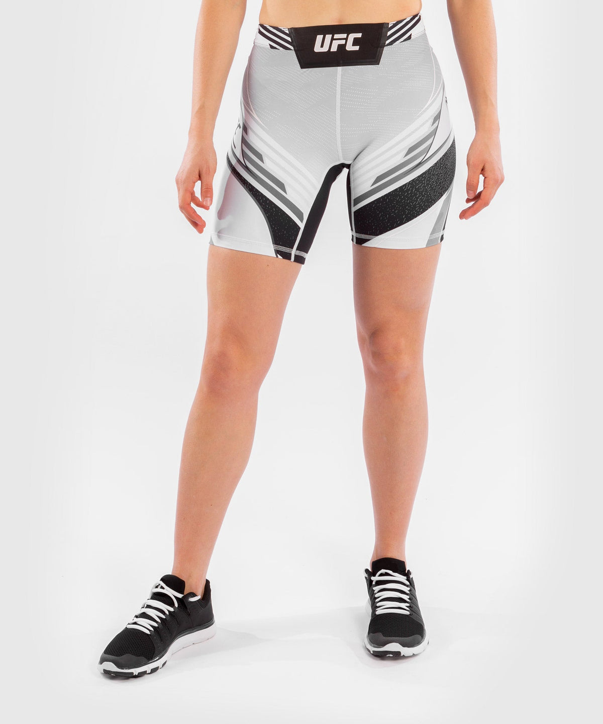 Women's UFC Venum Authentic Fight Night Compression Short - Long Cut - White