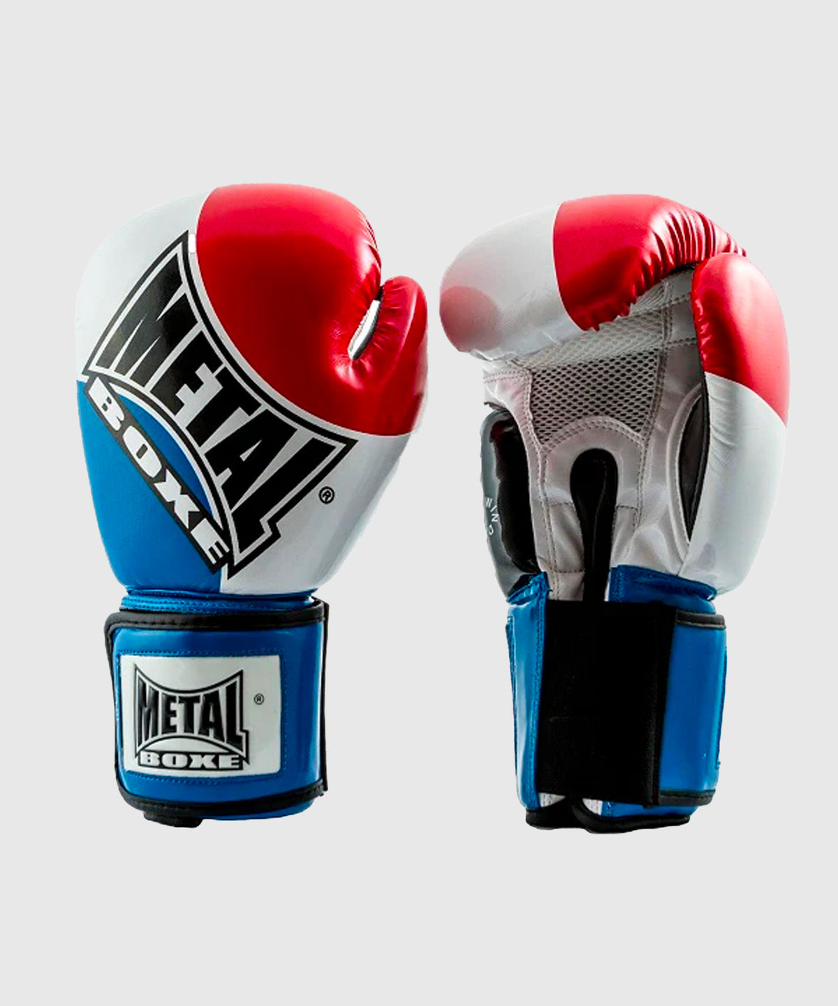 Metal Boxe Compétition "France" Boxing Gloves - Blue/White/Red