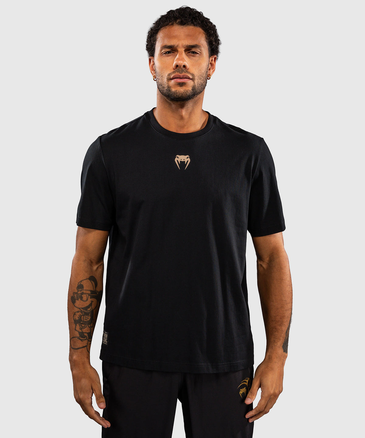 Venum Fight Icon T-shirt in Cotone - Nero
