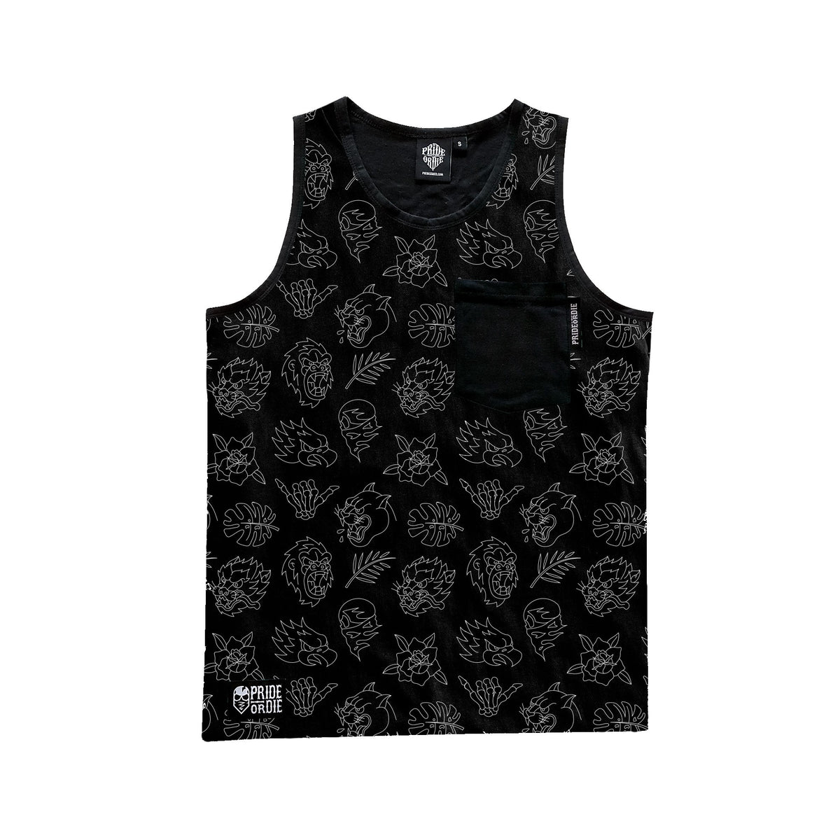 Pride Or Die Wild Side Tank Top - Black