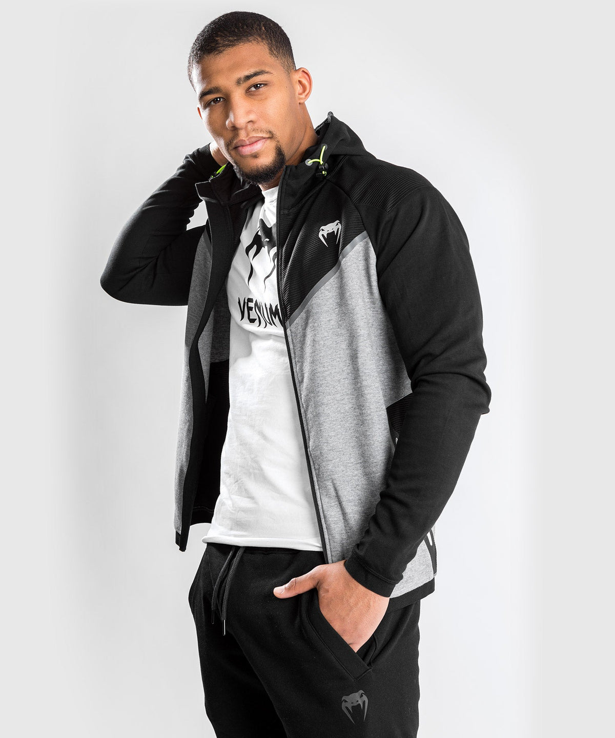 Sweatshirt à Capuche Venum Laser Evo 2.0 - Noir/Gris