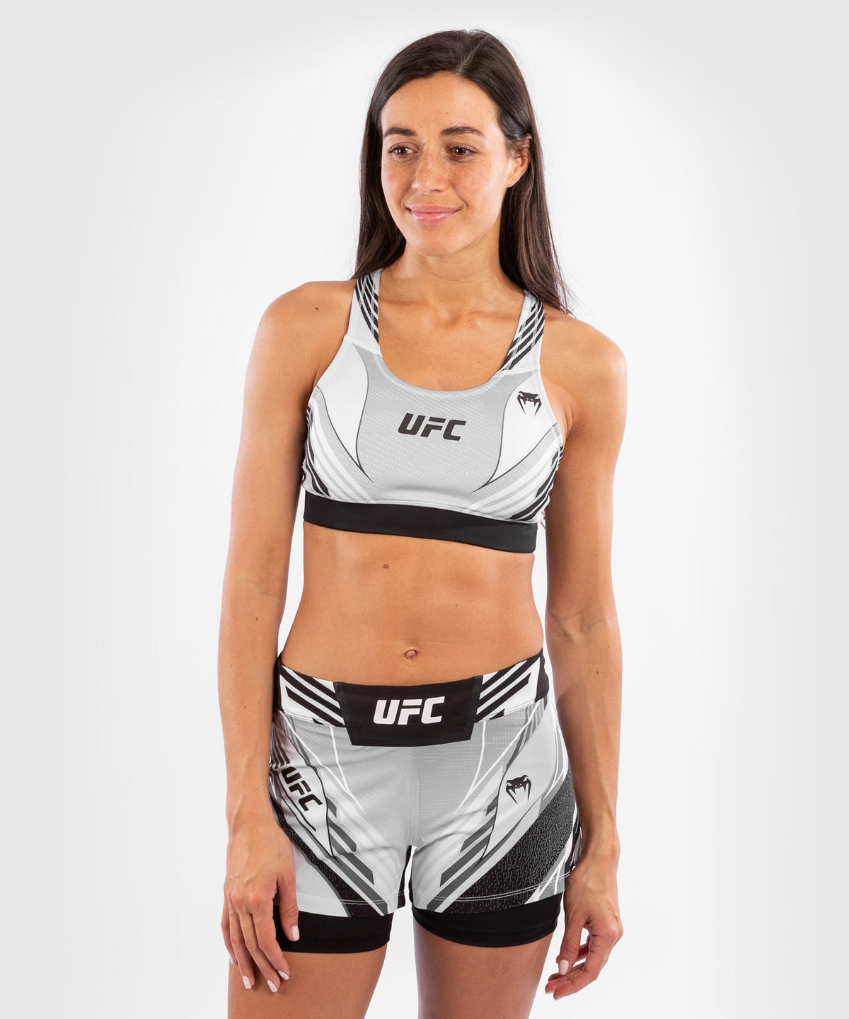 UFC Venum Authentic Fight Night Damen Sport-BH - Weiß