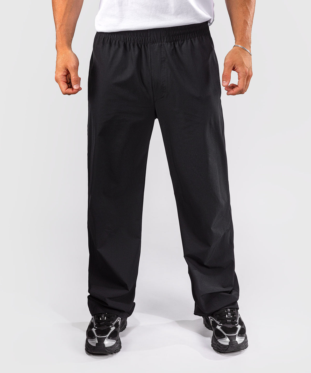 Venum Essential Woven Straight Hose mit geradem Bein - Schwarz