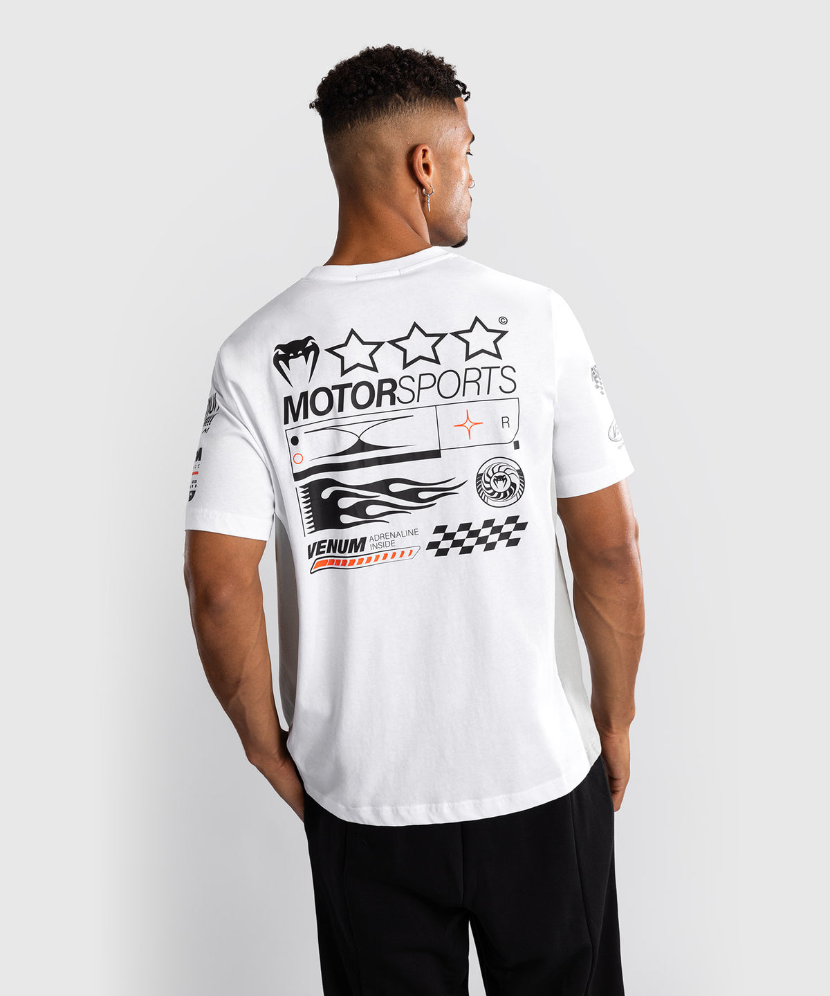 Venum Motorsport Camiseta - Blanco Nieve