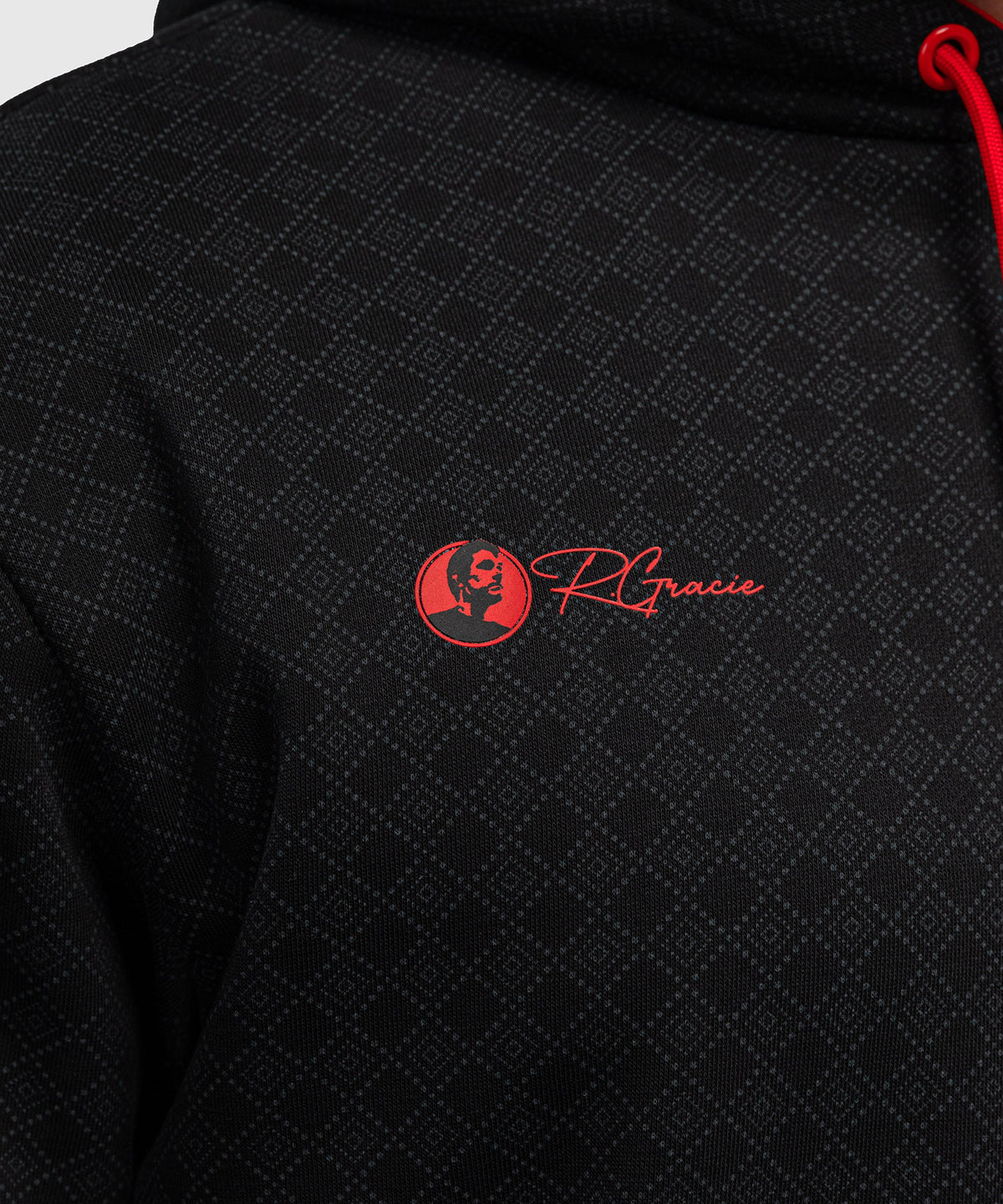 Venum x Roger Gracie Signature Sudadera con Capucha - Negro/Rojo