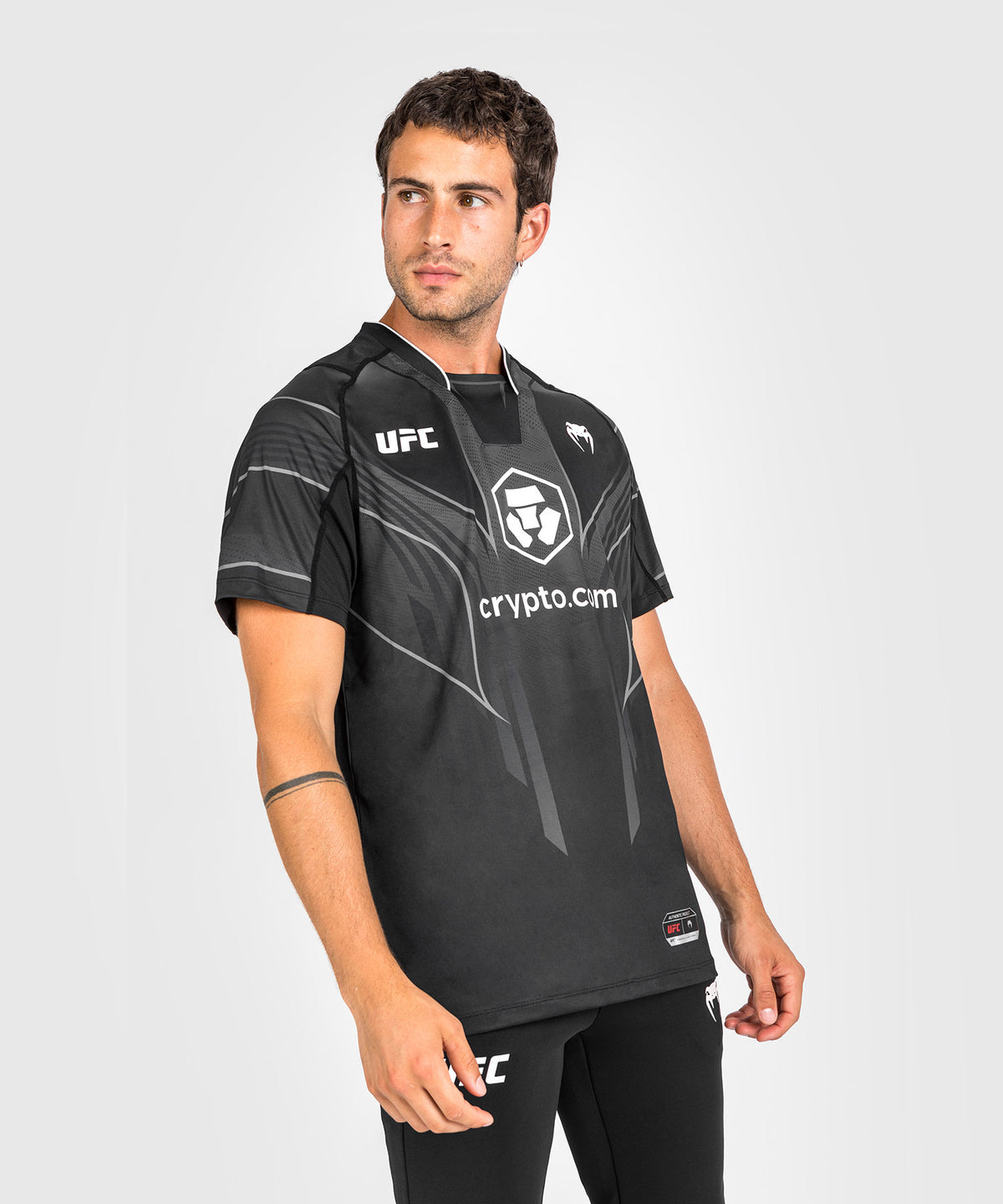 Maglia UFC Venum Authentic Fight Night 2.0 Uomo - Nero