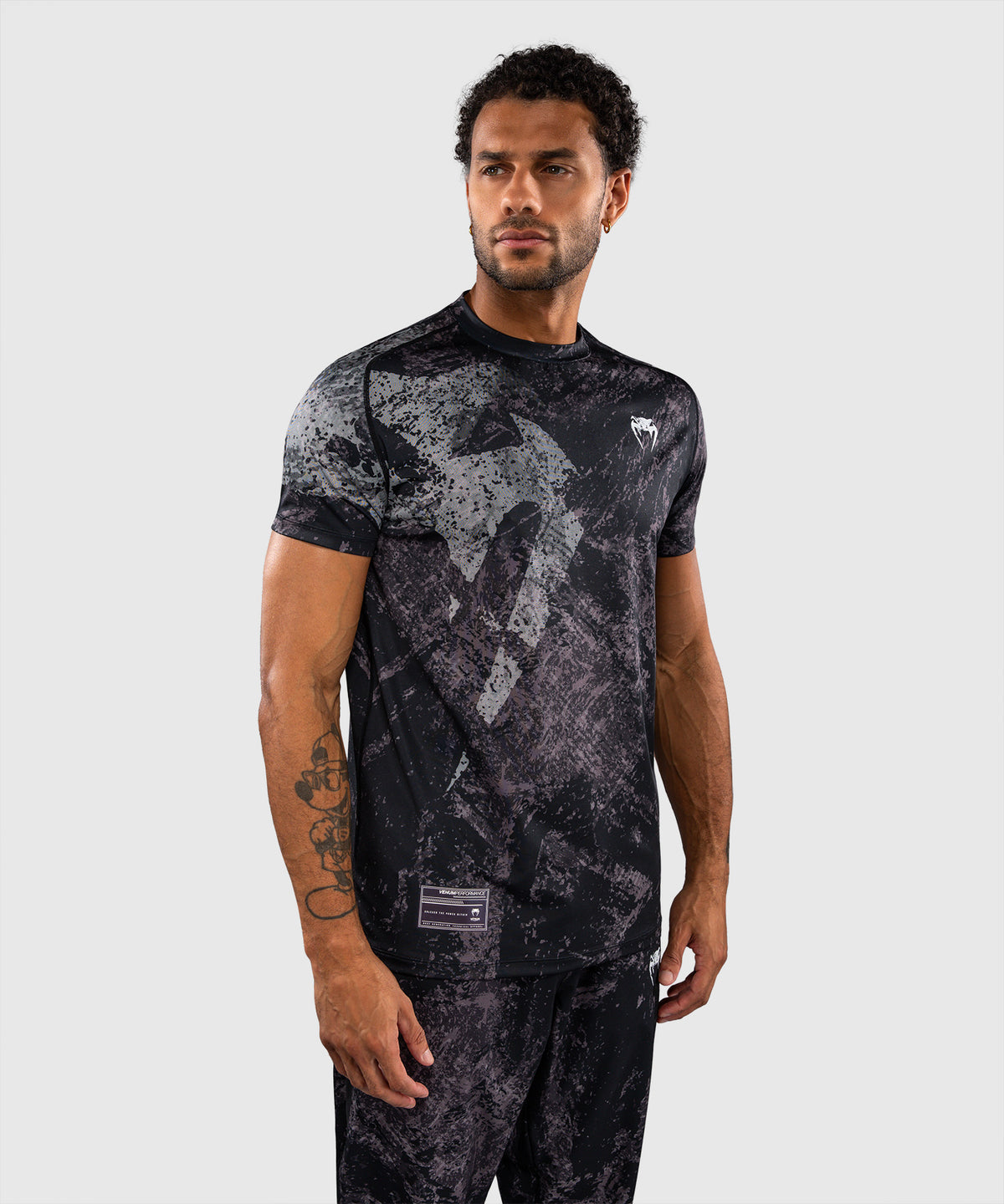 Venum Rage & Workout T-shirt Dry Tech - Nero/Grigio