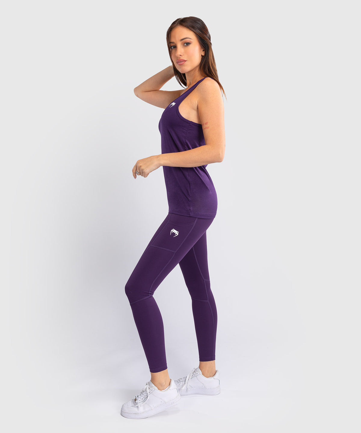 Venum Essential Top sin Mangas para Mujer - Púrpura Profundo