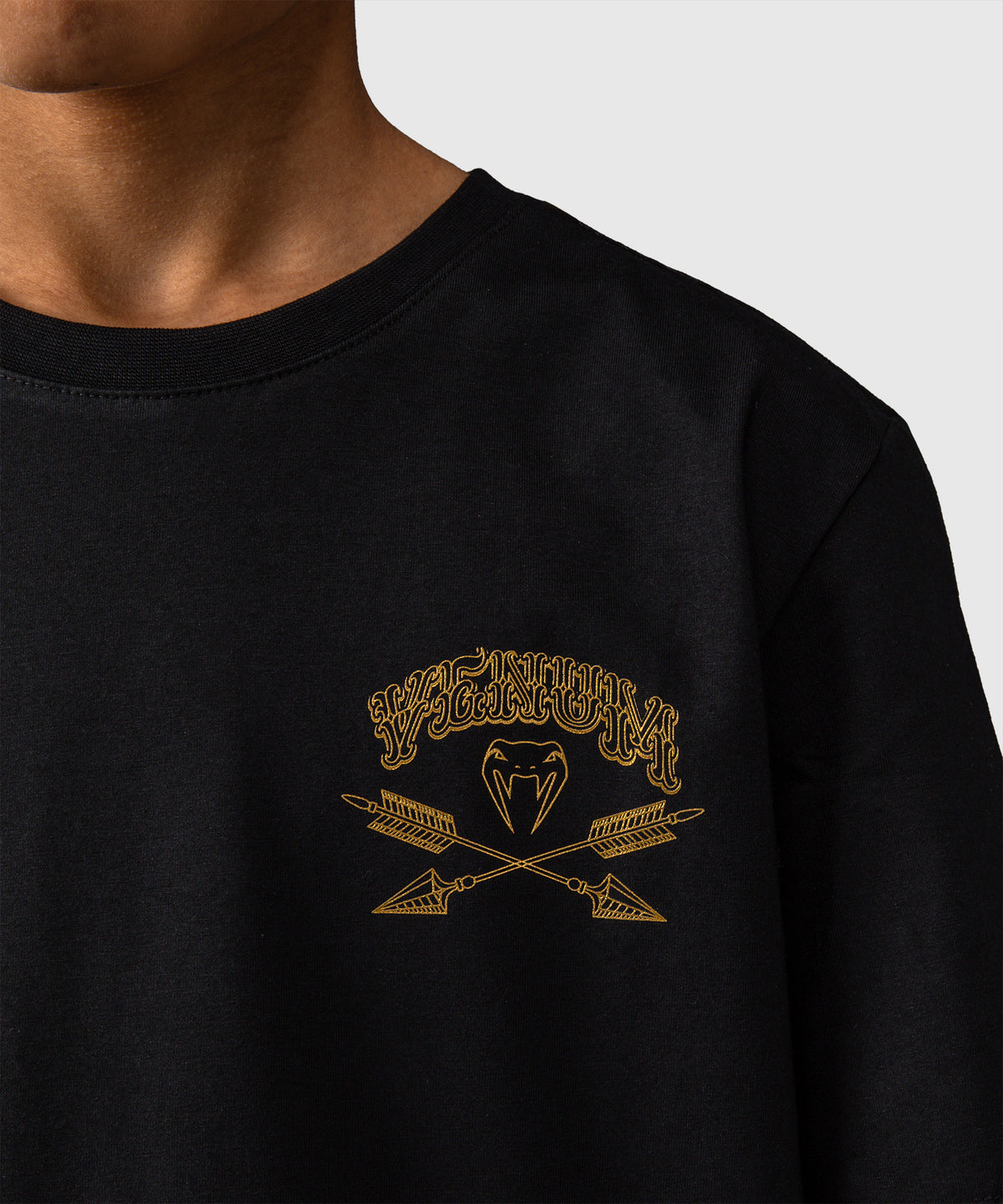 Venum Wolf Atak Kids T-Shirt - Black/Grey