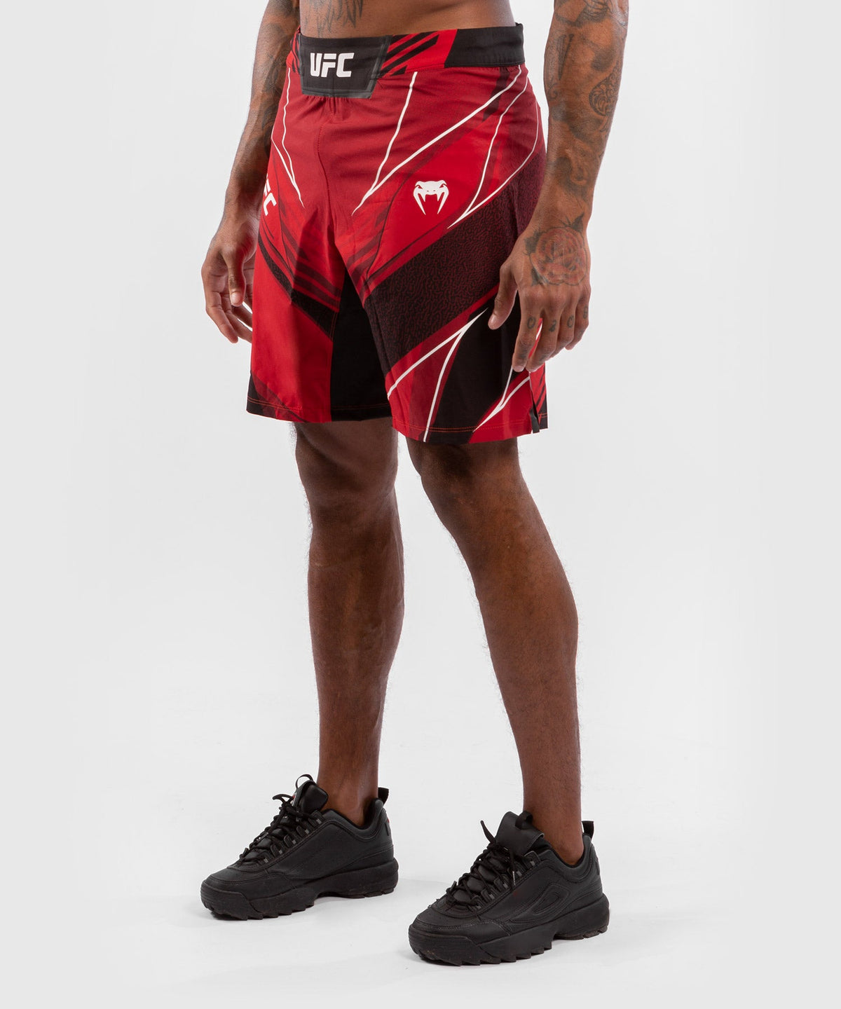 Fightshort Homme UFC Venum Authentic Fight Night - Coupe Longue - Rouge