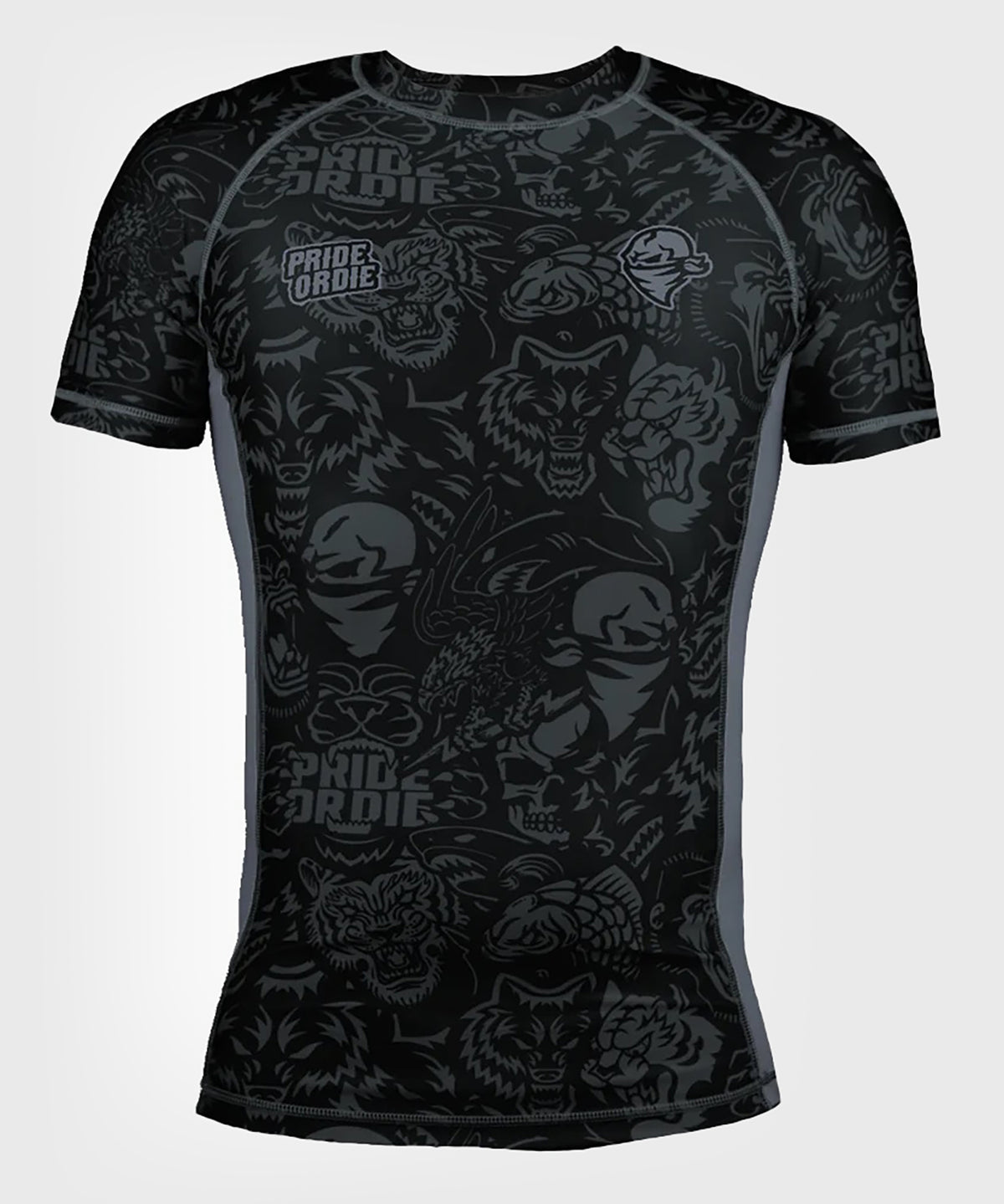 Rashguard À Manches Courtes Pride Or Die Shadow - Noir