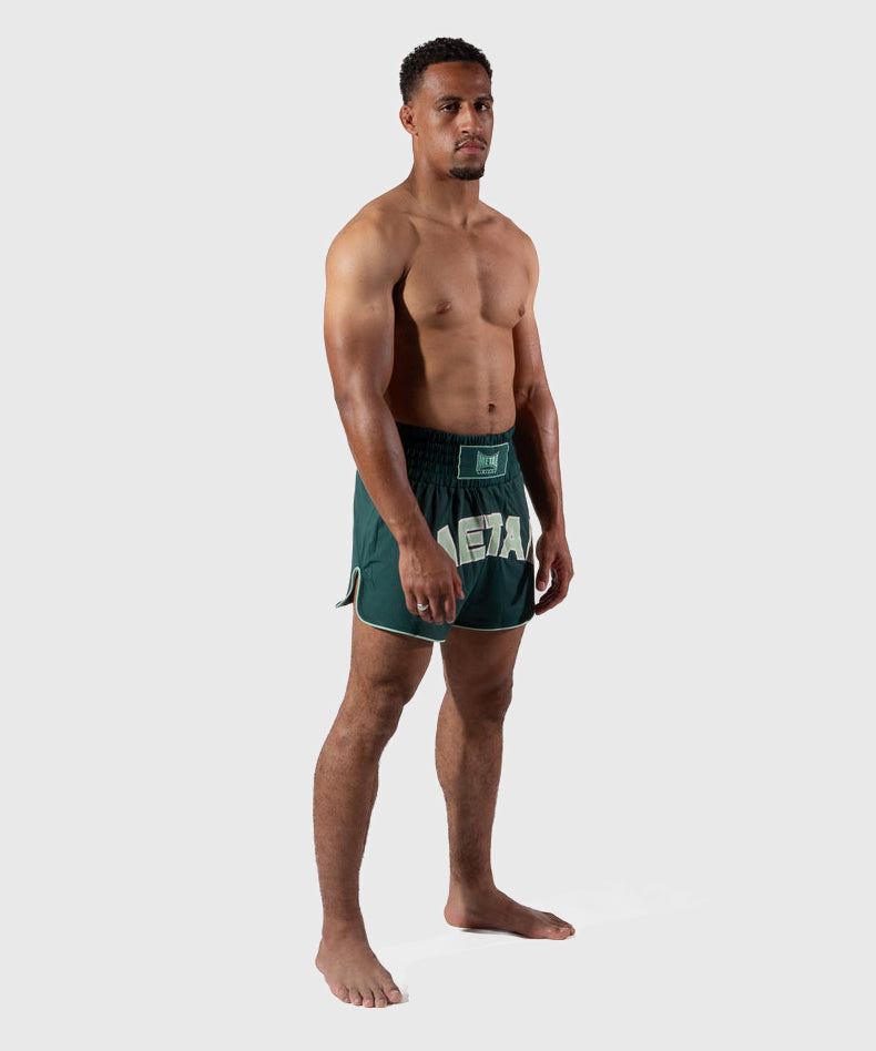 Metal Boxe One Deep Waters Muay Thai Shorts - Grün