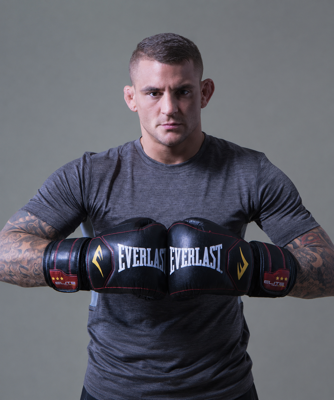 Everlast Elite Pro Muay Thai Boxhandschuhe - Schwarz