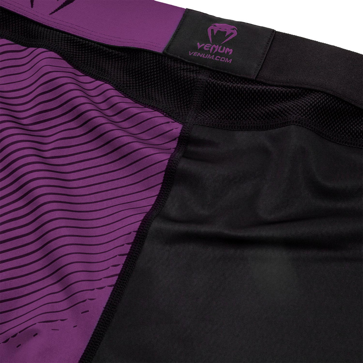 Pantalon de Compression Venum NoGi 2.0 Approuvé IBJJF - Noir/Violet