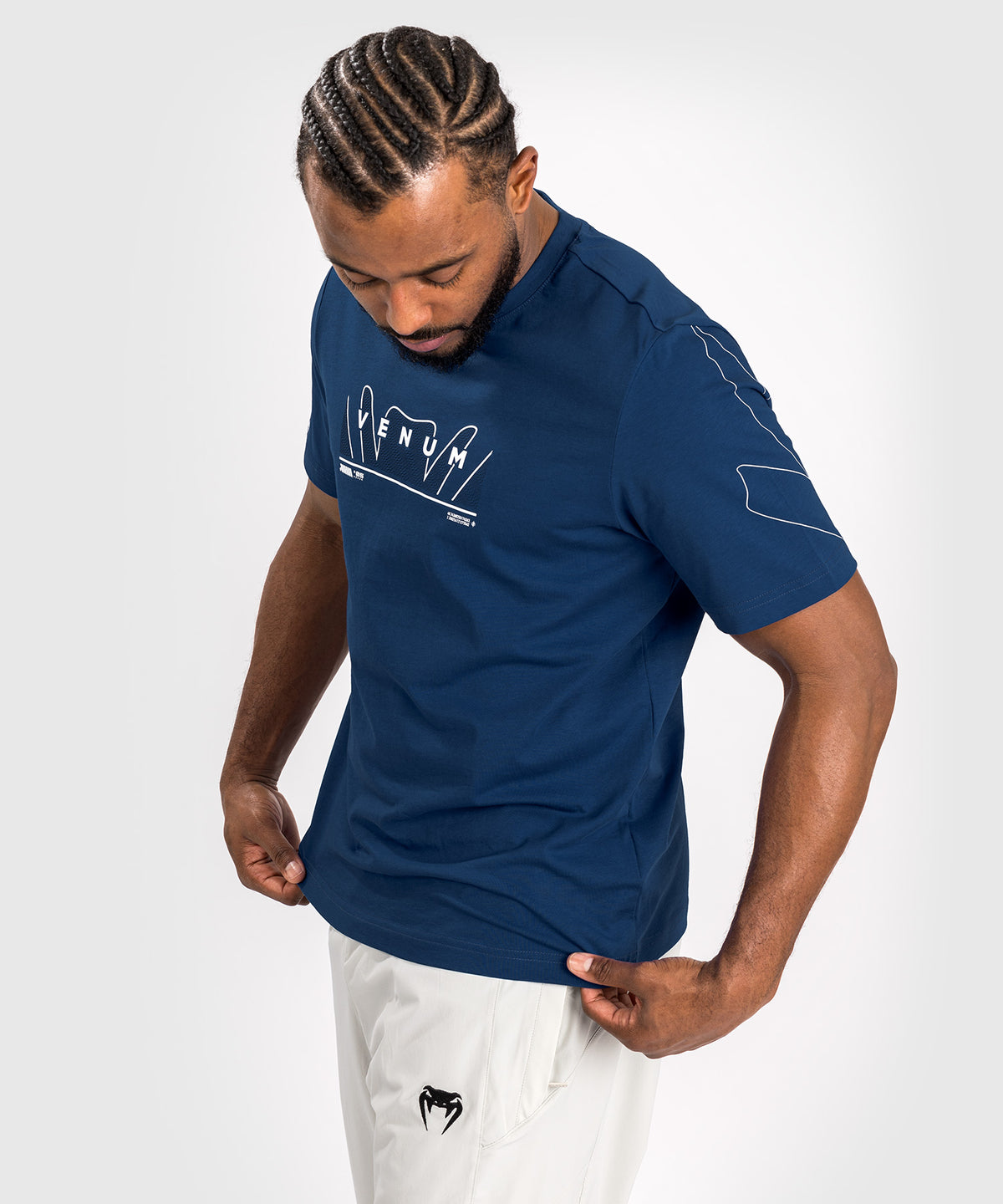 T-Shirt Venum Snake Print - Bleu marine