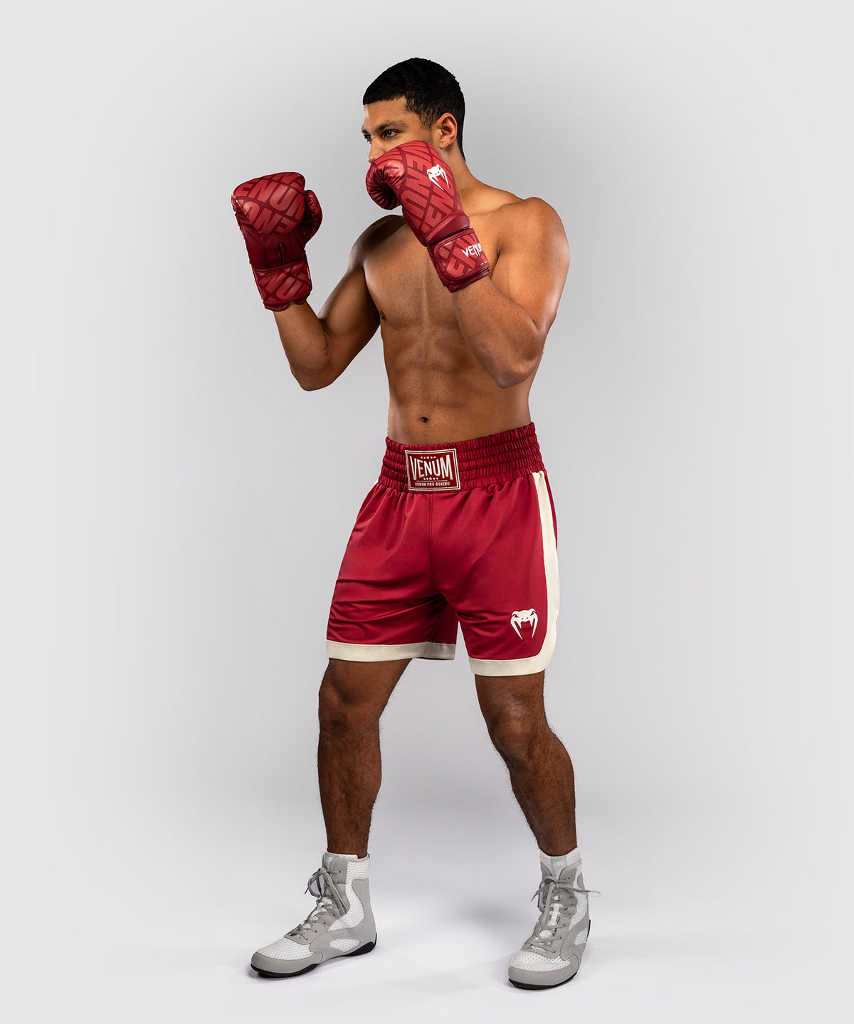Venum Classic Pantaloncini da boxe – Rosso Rubino/Avorio