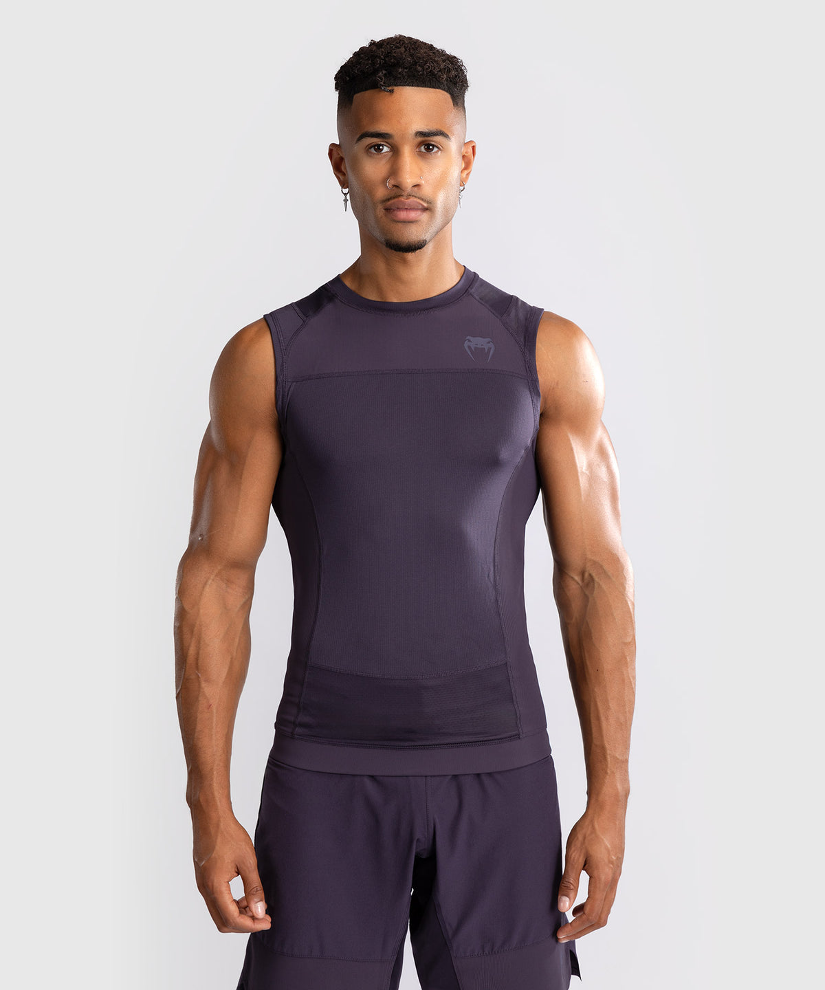 Venum G-Fit Air Rashguard sin Mangas para Hombre - Púrpura Profundo
