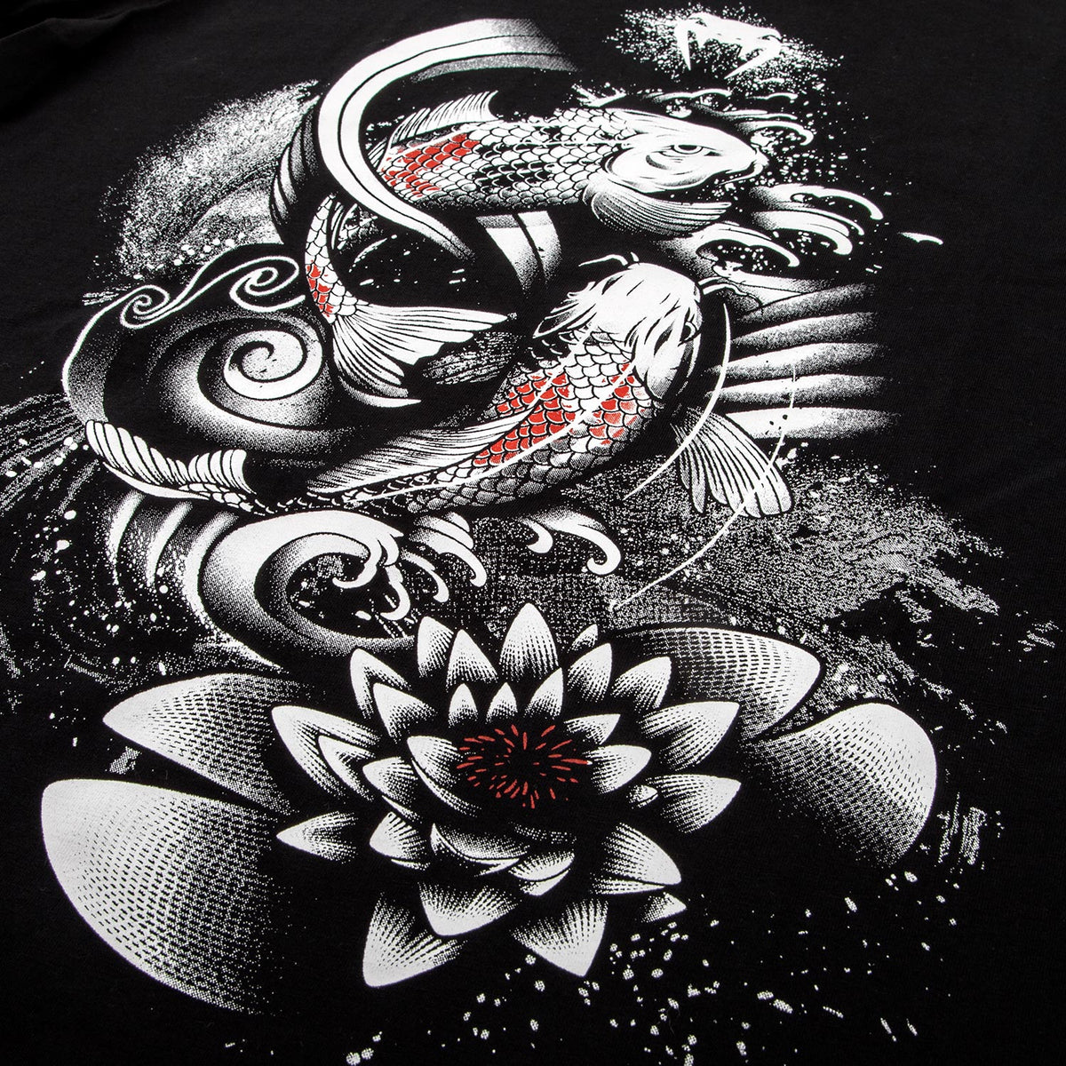 Camiseta Venum Koi 2.0 - Negro/Blanco