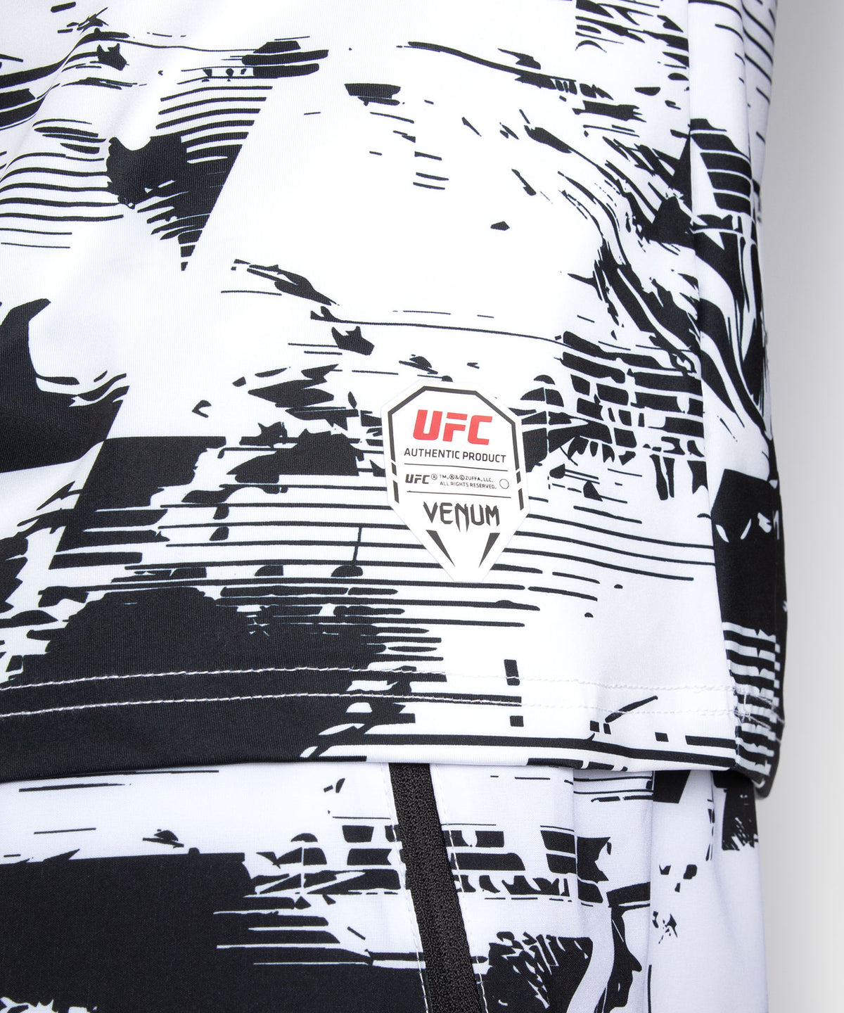 T-shirt manches courtes Performance Homme UFC Zenith by Venum Authentic Fight Week - Blanc