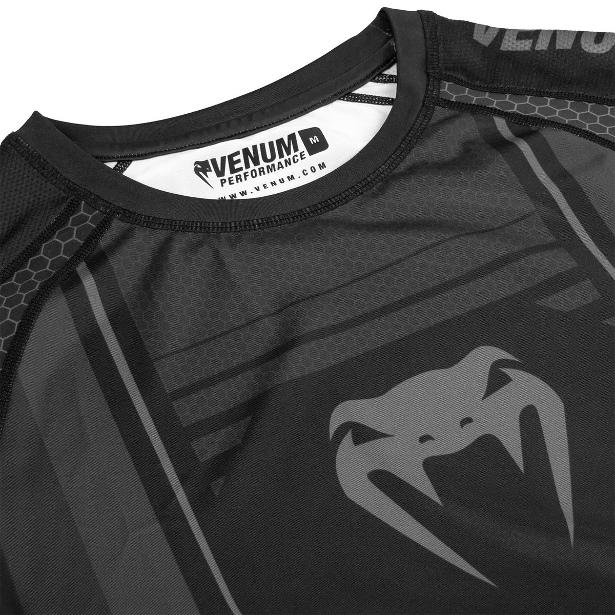 Venum Technical 2.0 Rashguard - Kurzarm - Schwarz/Schwarz