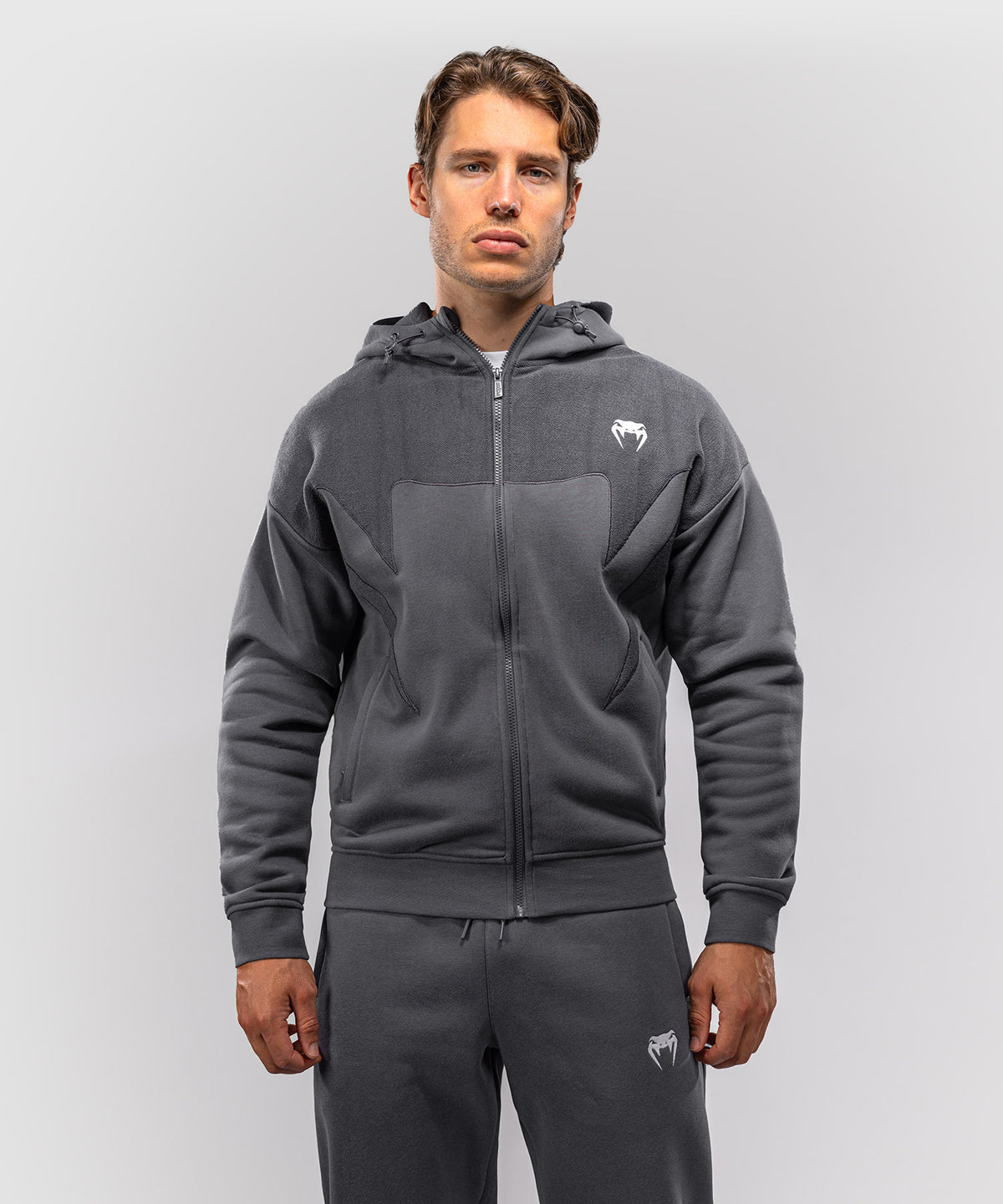 Venum Attack Fleece & Weave Trainingsjacke - Grau
