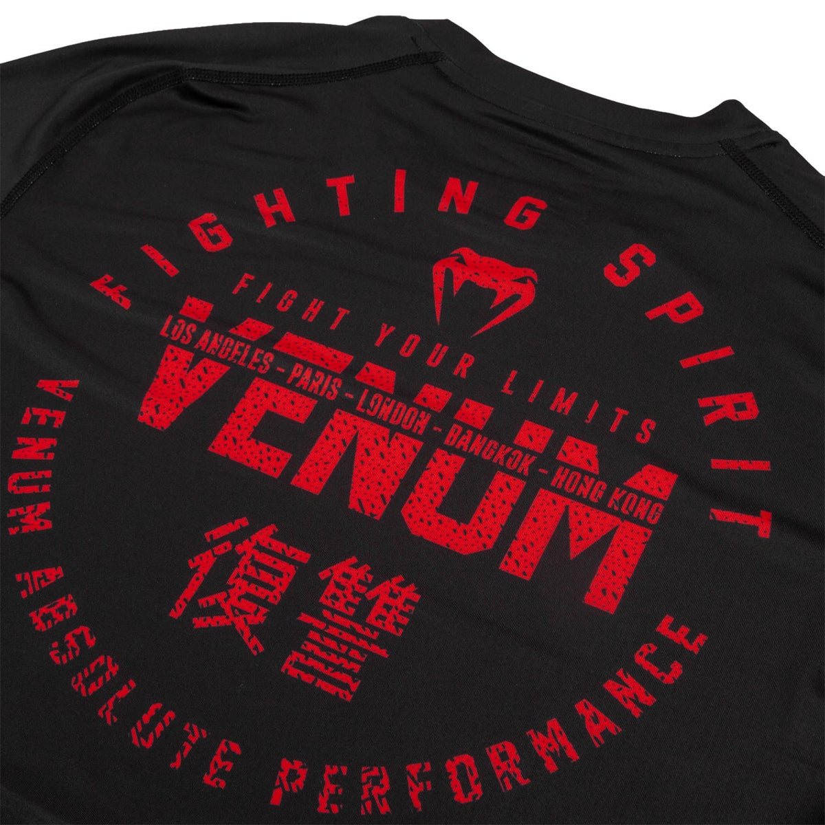 T-shirt Dry Tech Venum Signature - Noir/Rouge