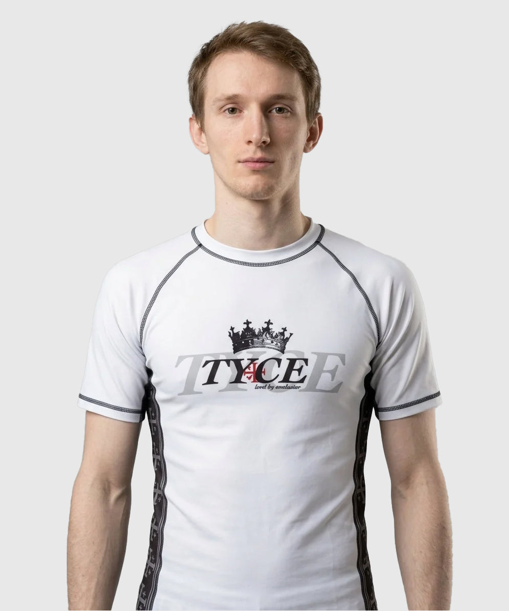 TYCE CULTURE OF WAR Balduin IV. Grappling-Rashguard - Weiß