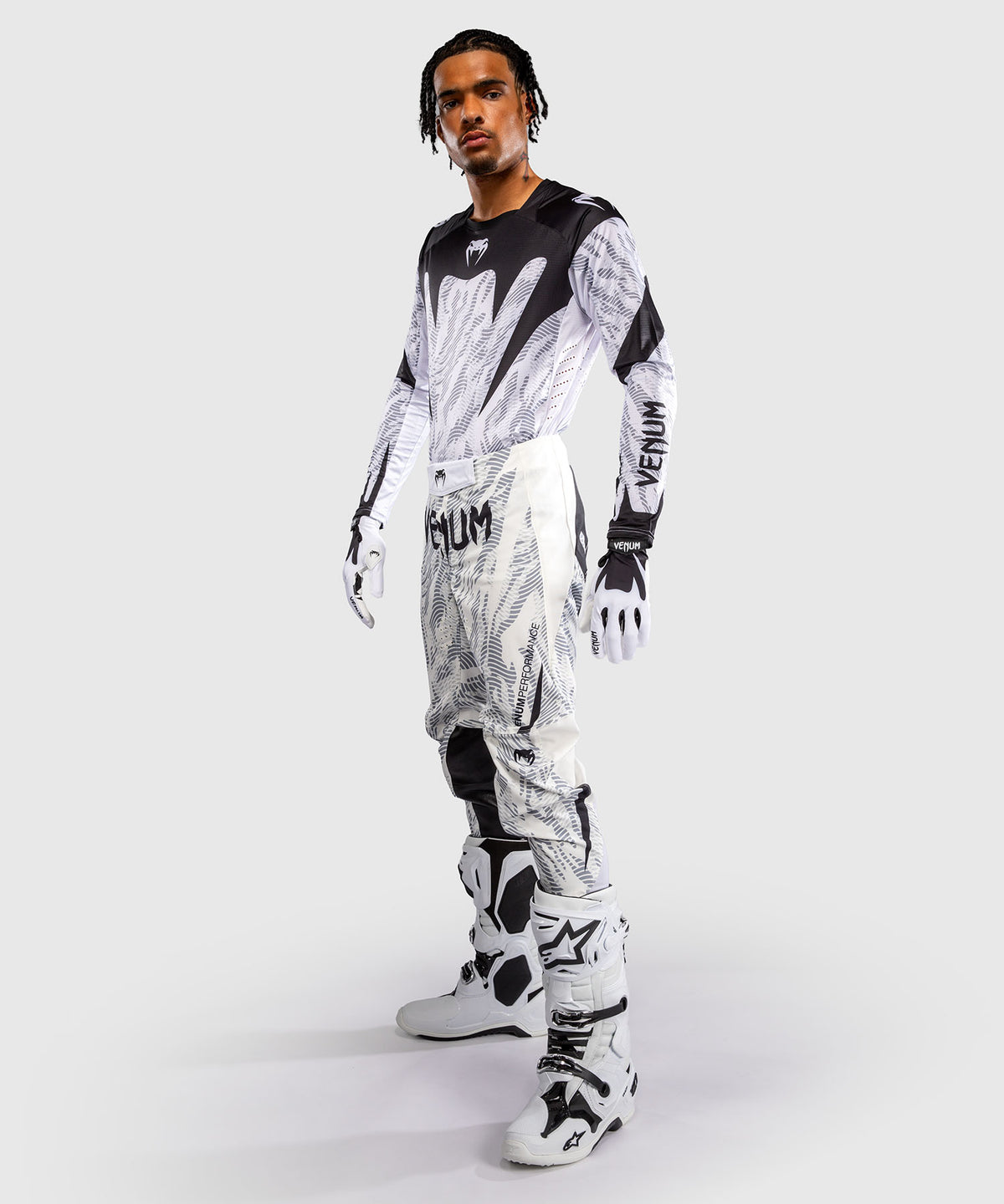 Pantalon de Motocross Venum MX Elite - Blanc