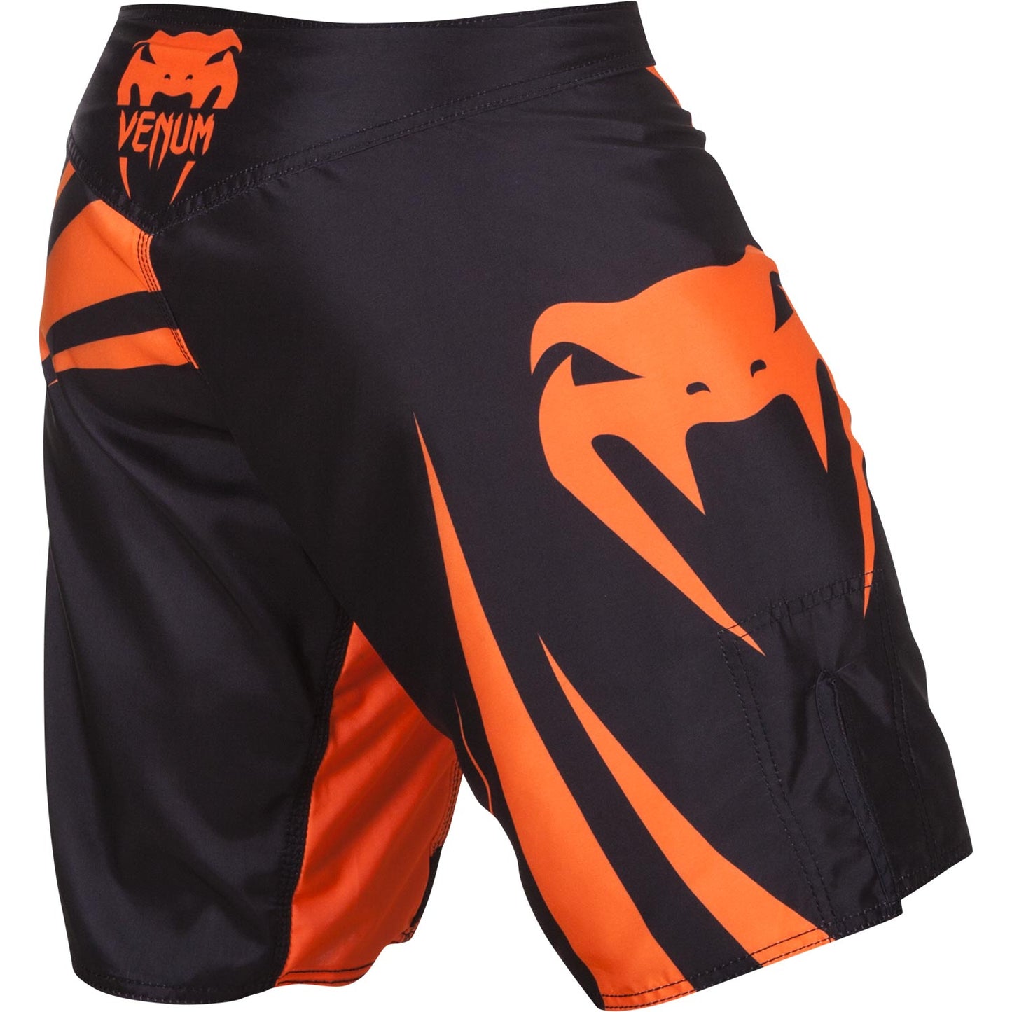 Fightshort Venum Challenger - Noir/Orange Fluo