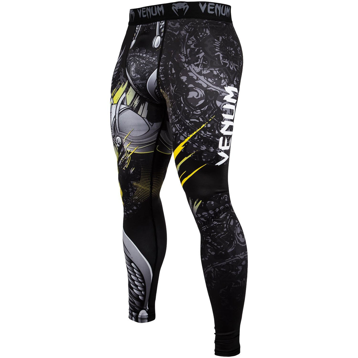 Venum Viking 2.0 Compression Pants - Black/Yellow