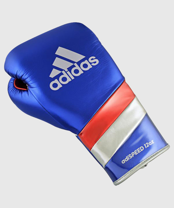 Adidas Speed 501 Adispeed FFB Boxhandschuhe - Metallic-Blau