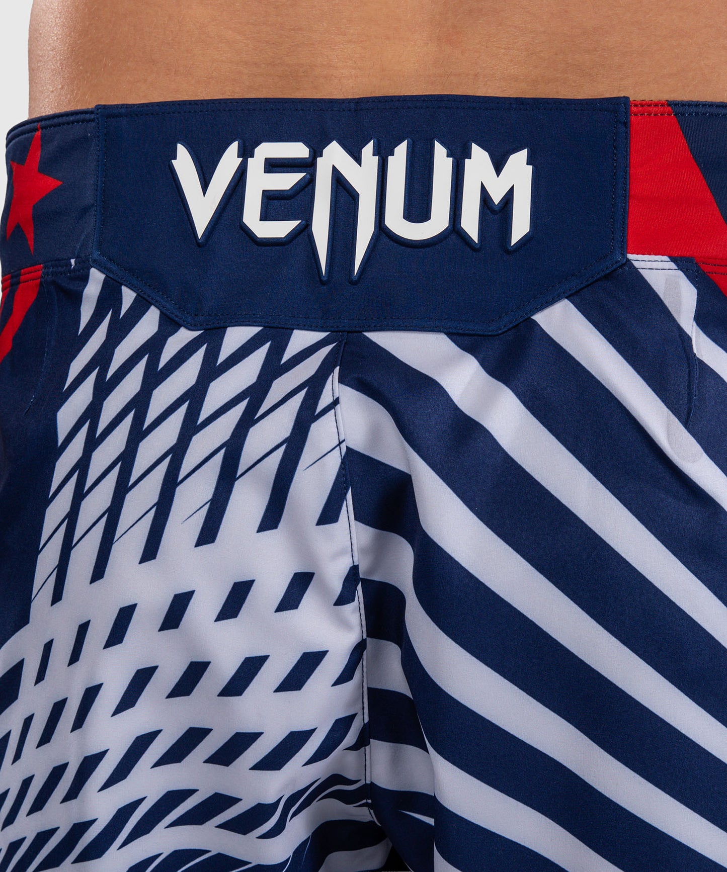 Official UFC Freedom 250 by Venum Authentic Fight Night Fight Shorts im Short Fit für Herren - Blau