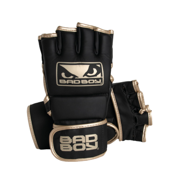Gants de MMA avec pouces Fashion Bad Boy - Noir/Or