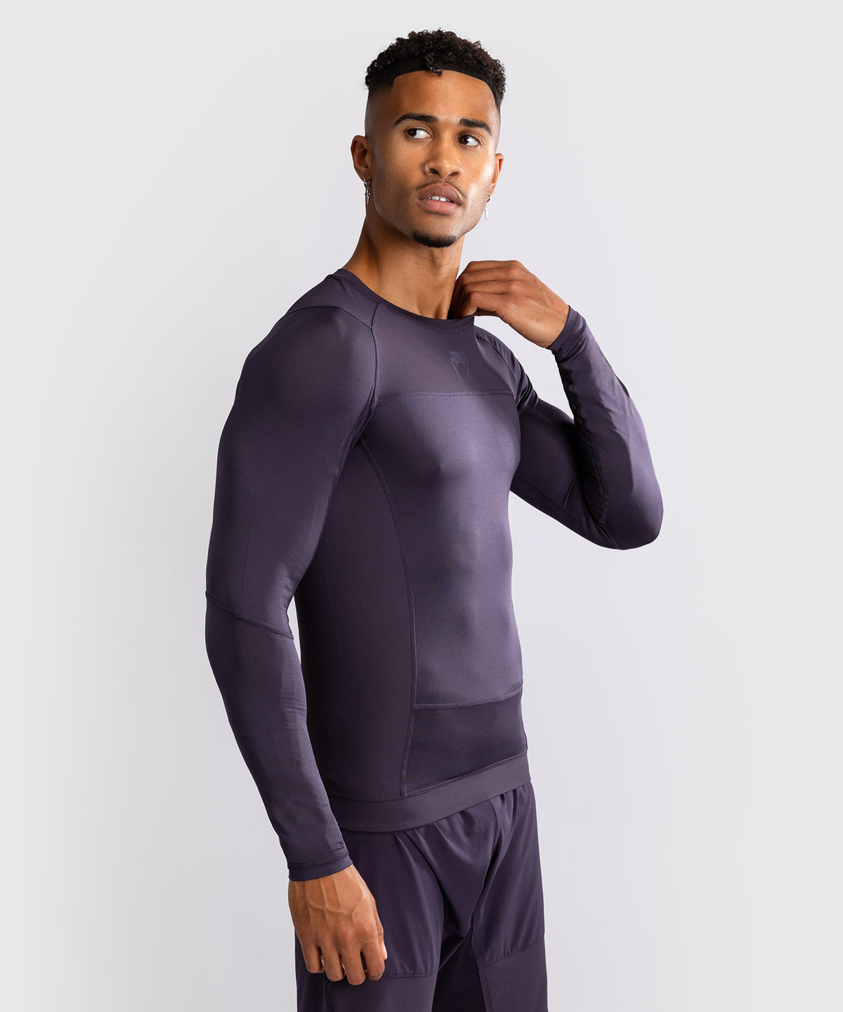 Rashguard à Manches Longues Venum G-Fit Air pour Hommes - Violet Intense