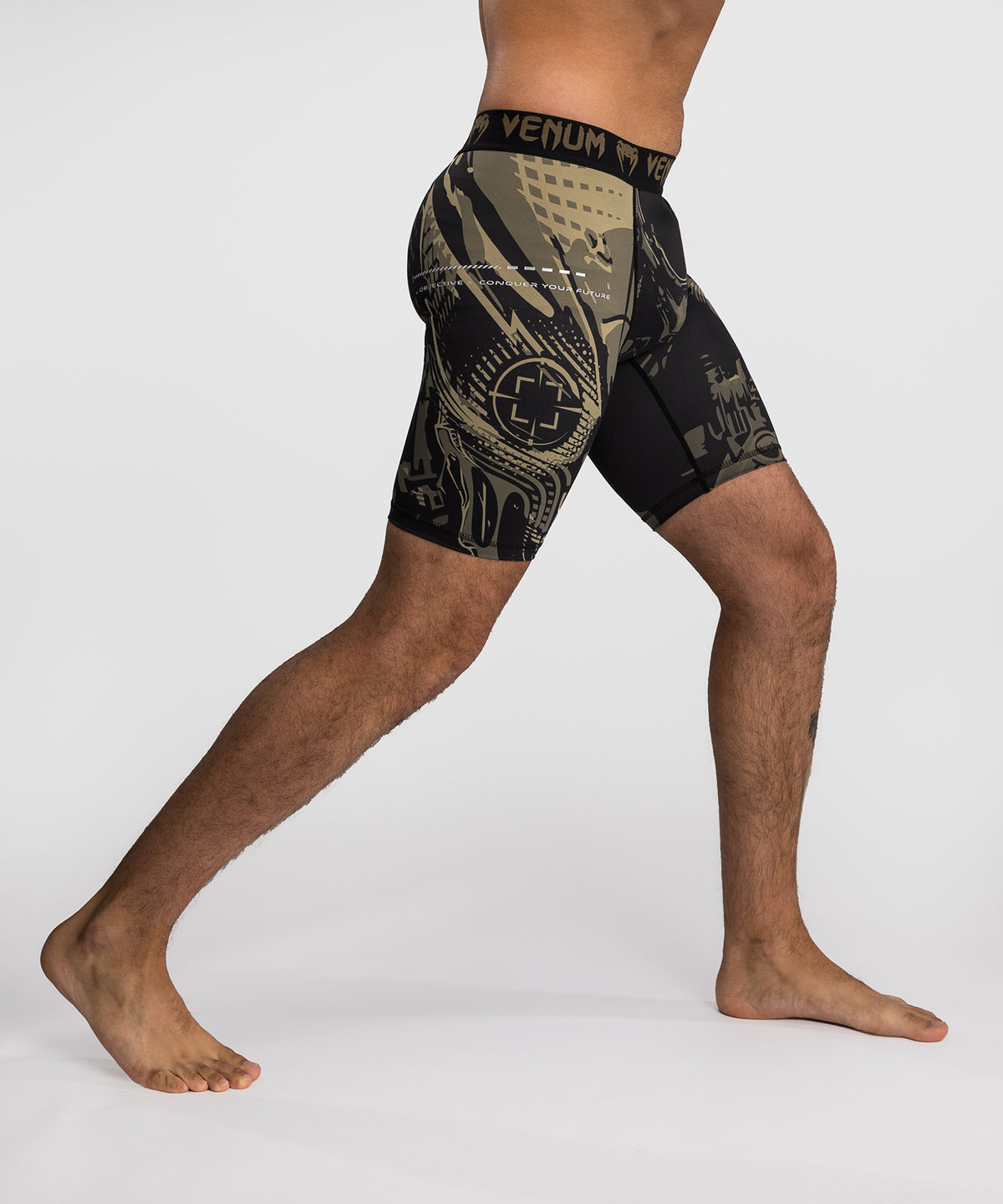 Short de compression Venum Invader - Noir/Sable
