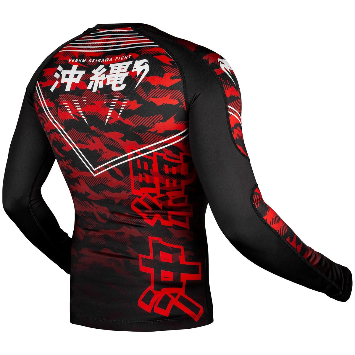 Rashguard Venum Okinawa 2.0 - Manches longues - Noir/Blanc-Rouge