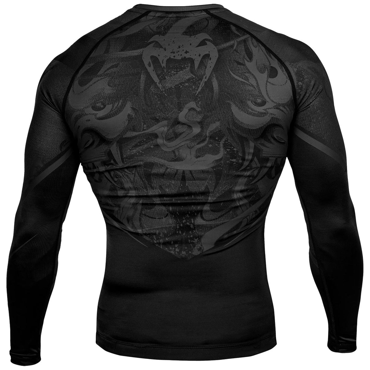 Venum Devil Rashguard - Langarm - Schwarz/Schwarz