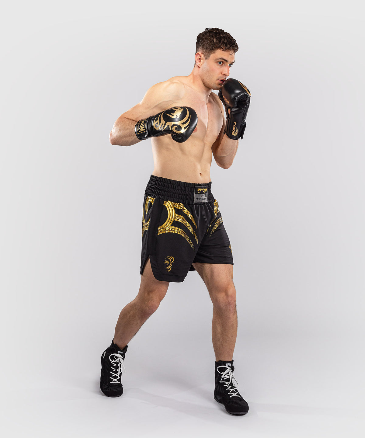 Short de Boxe Venum x Mike Tyson Tiger - Noir/Or