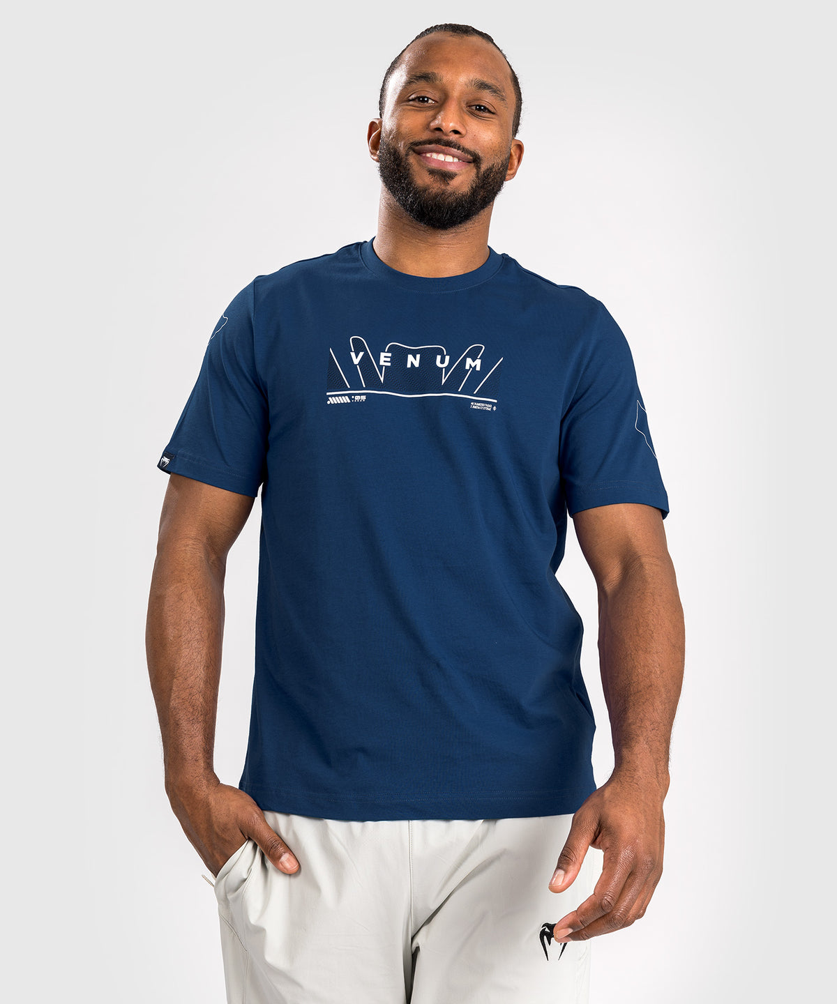 T-Shirt Venum Snake Print - Bleu marine