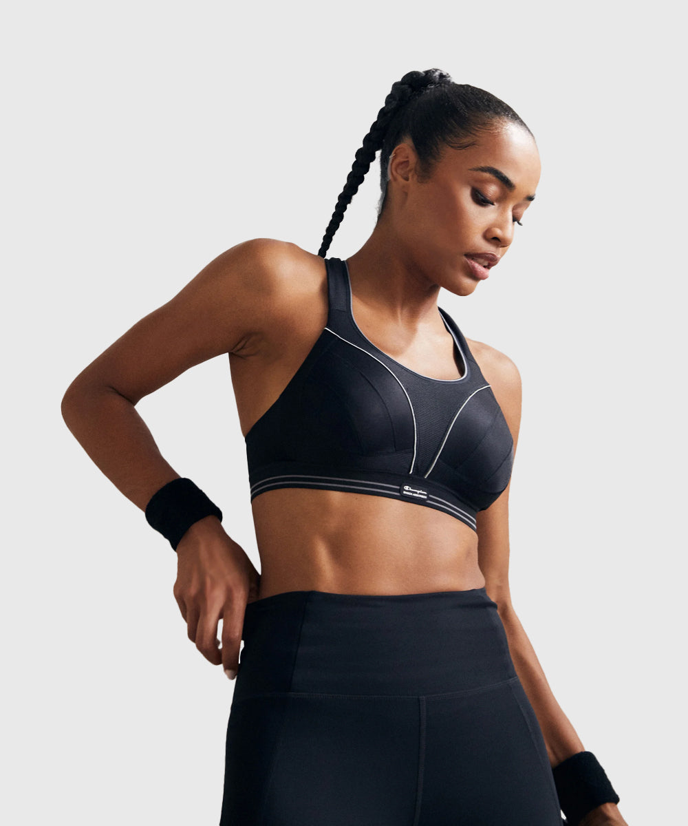 Brassière Champion Brassière Shock Absorber Ultimate Run - Noir