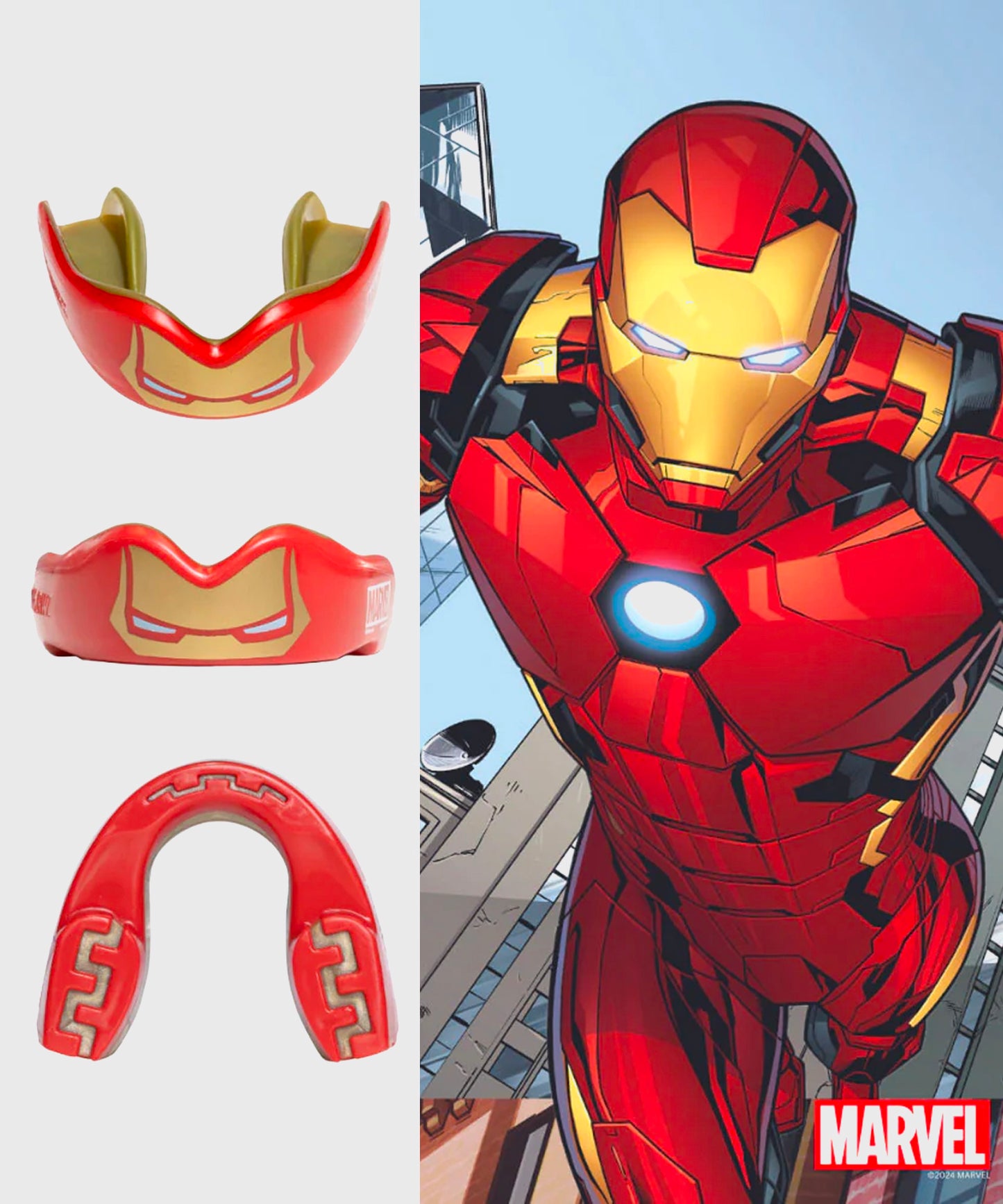 Safejawz Marvel Paradenti – Iron-Man – Rosso