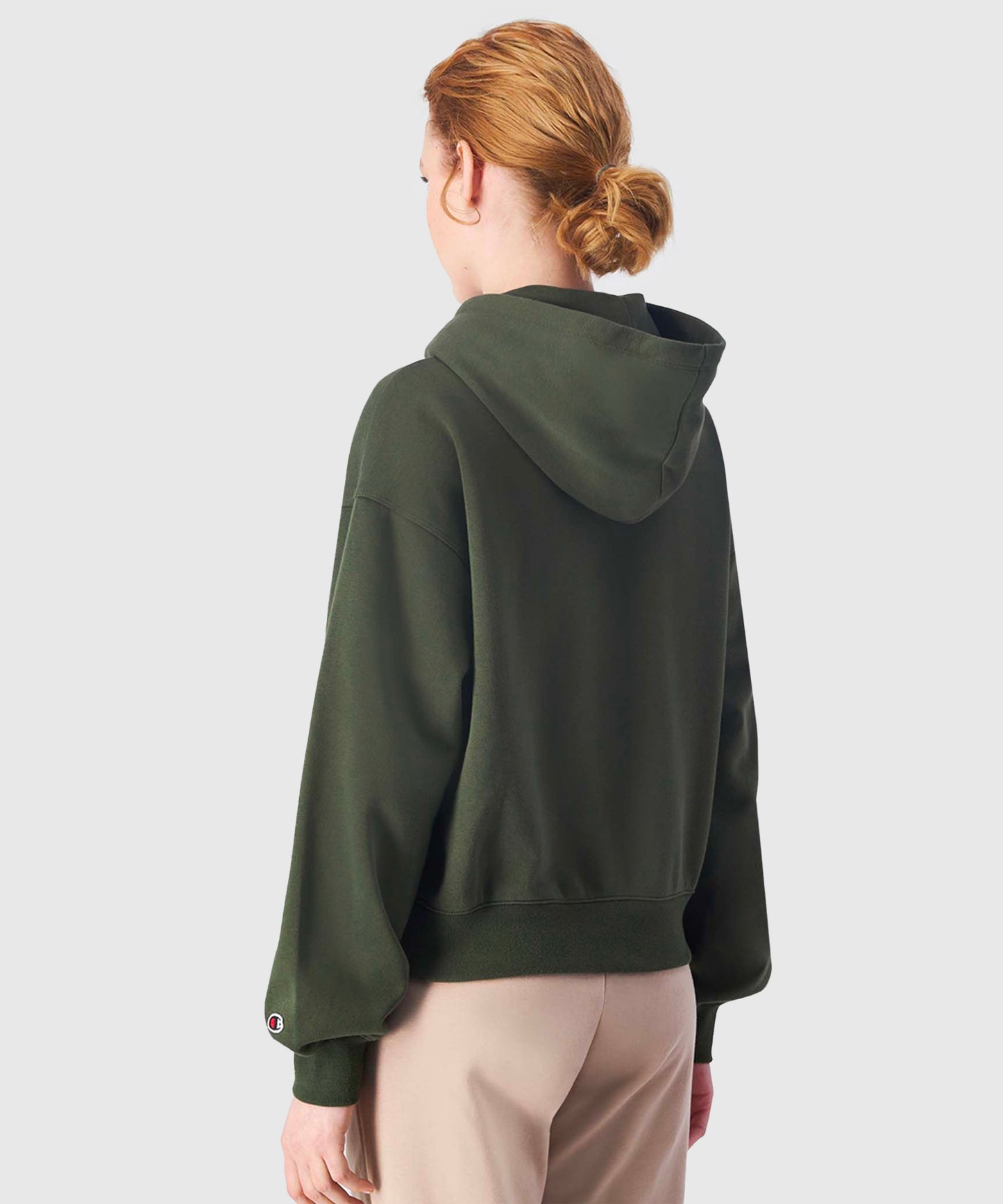 Sweat À Capuche Champion  Femme Hooded - Kaki