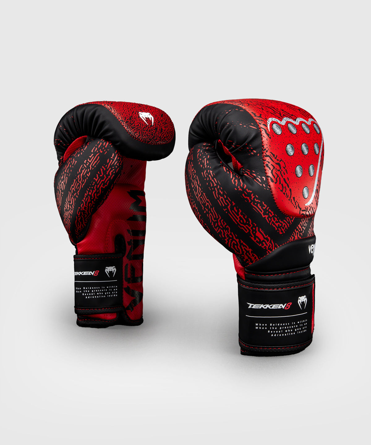 Venum x TEKKEN 8 Boxhandschuhe - Kazuya - Rot/Schwarz