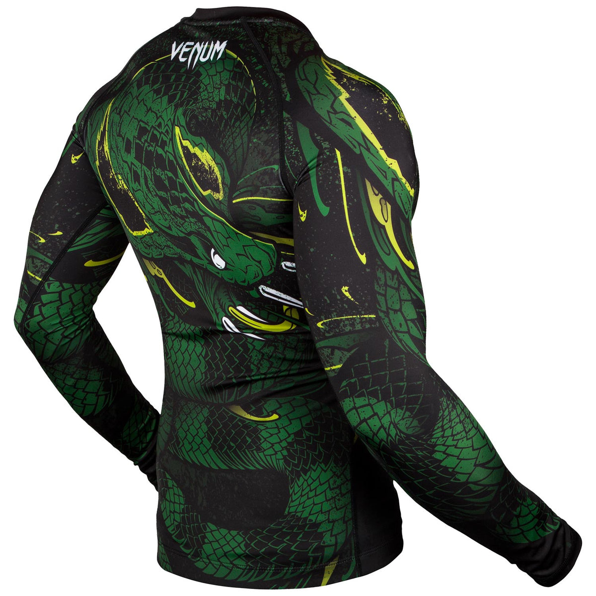 Rashguard Venum Green Viper - Manches Longues - Noir/Vert