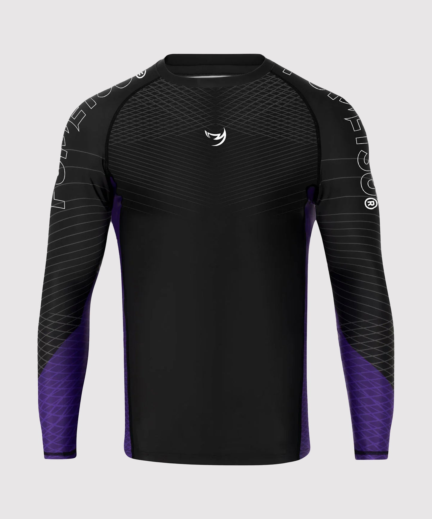 Fumetsu Competitor Mk2 Langarm-Rashguard - Schwarz/Violett