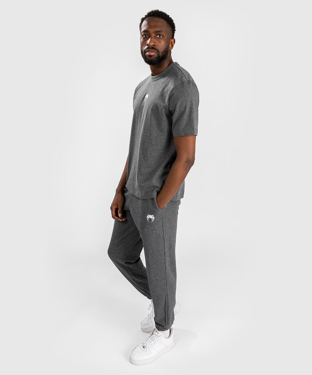 T-Shirt pour Hommes Venum Vortex XL - Gris Foncé Chiné